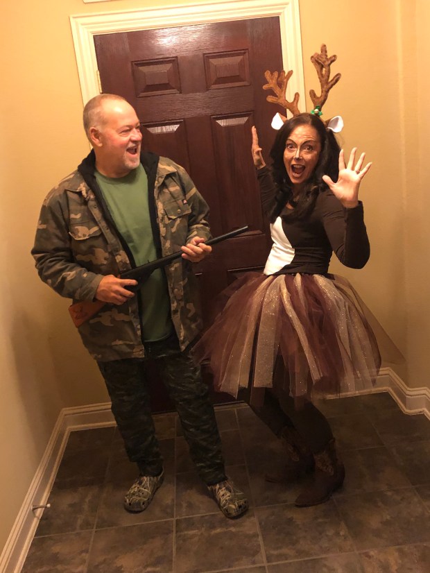 Hunter and Deer costume